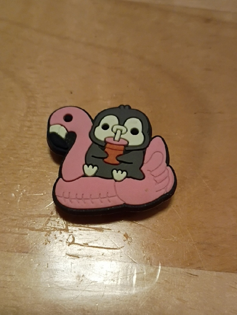 10 for $10 Jibbitz Croc Charms - Penguin On Flamingo Floaty 2 - New Shoe Charms
